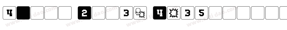 dPoly Block Dice字体转换